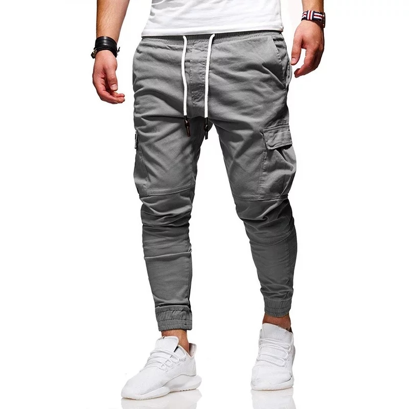 Men's Stylish Six Pocket Joggers (Ash)