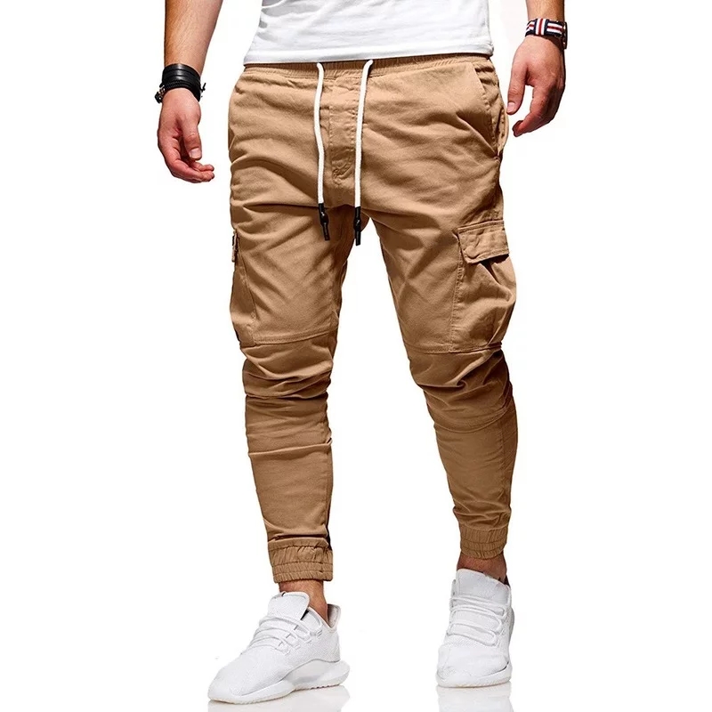 Men's Stylish Six Pocket Joggers (Biscuit)