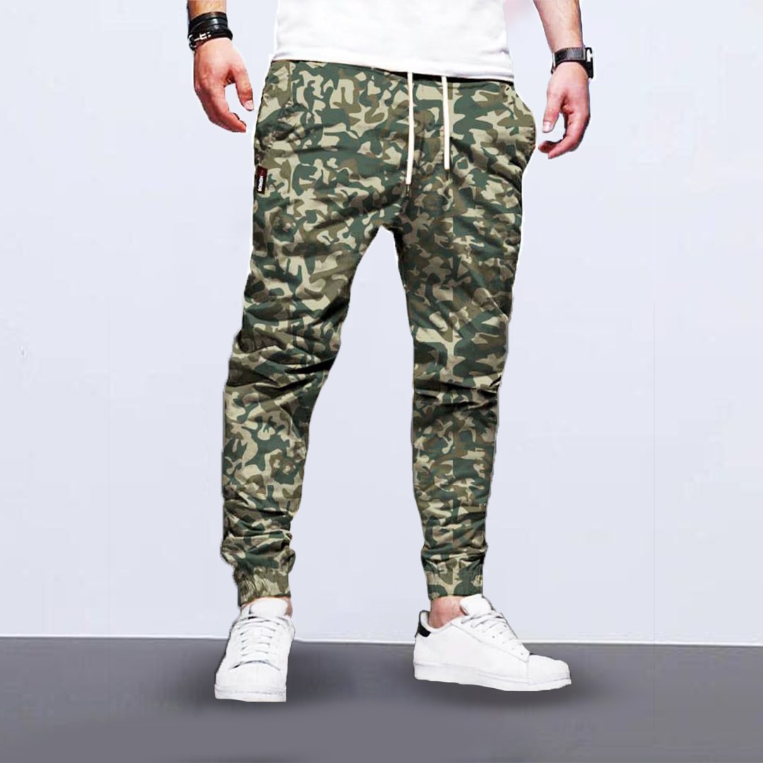 Men's Stylish Six Pocket Joggers (Camou)